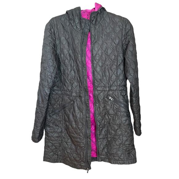 The North Face ThermoBall Jacket Womens Medium Quilted Insulated Hooded Coat - Picture 1 of 16